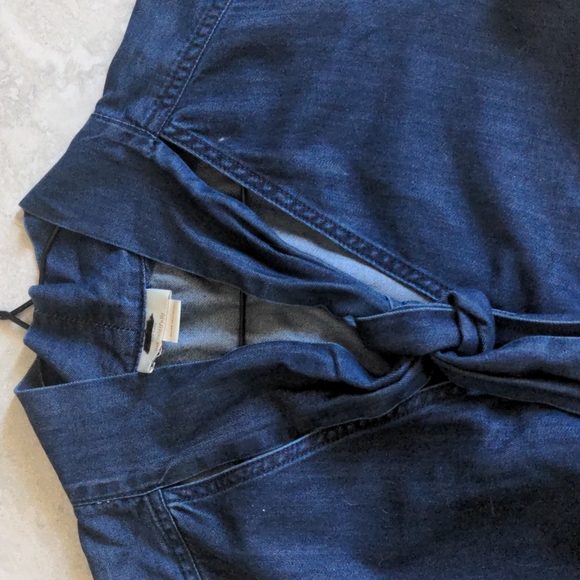 Kate Spade indigo denim blouse - Picture 4 of 4